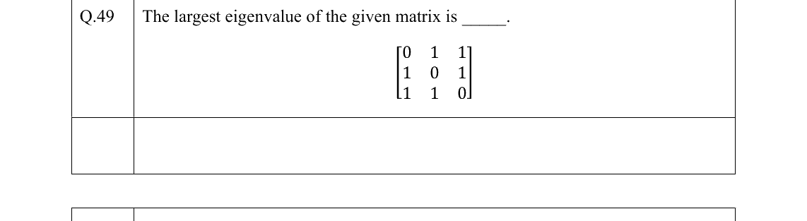 GATE 2022 AE question 49