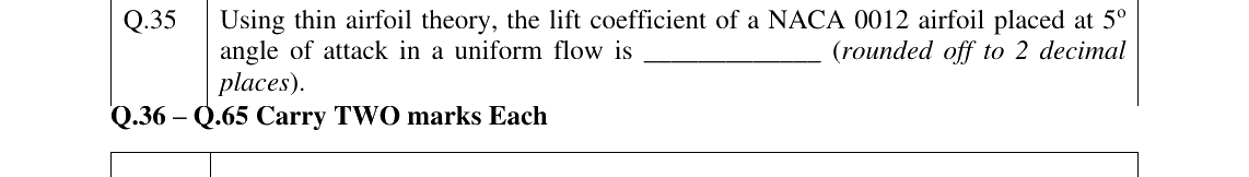 GATE 2024 AE question 35