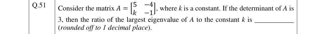 GATE 2024 AE question 51