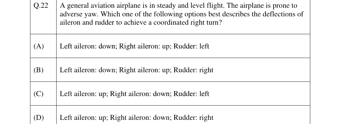 GATE 2025 AE question 22