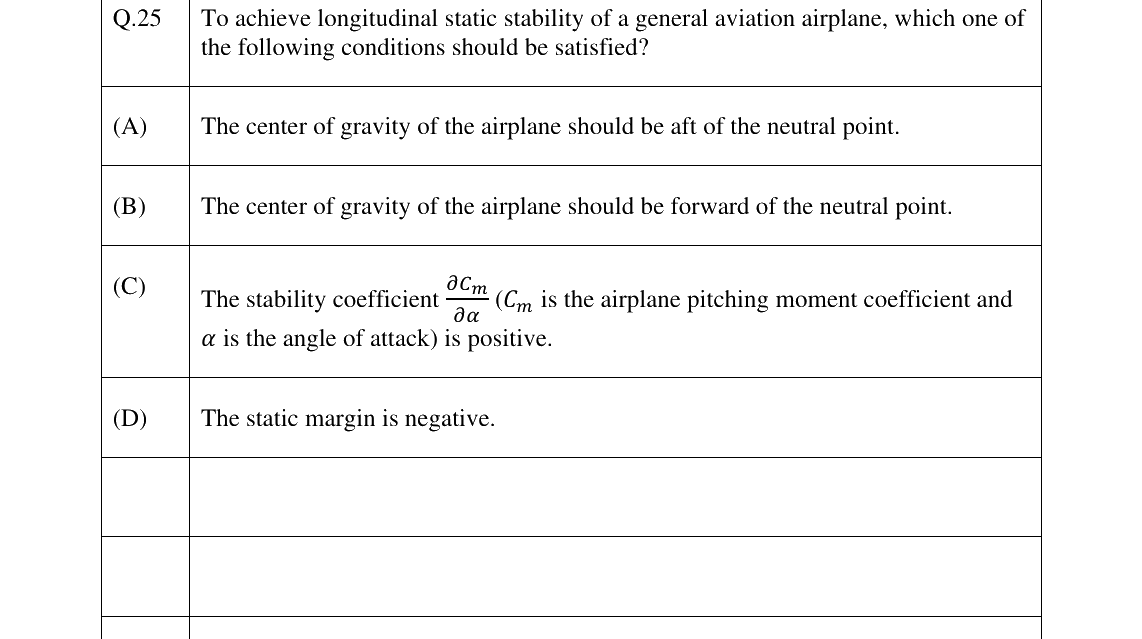 GATE 2025 AE question 25