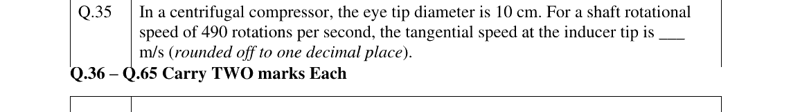 GATE 2025 AE question 35