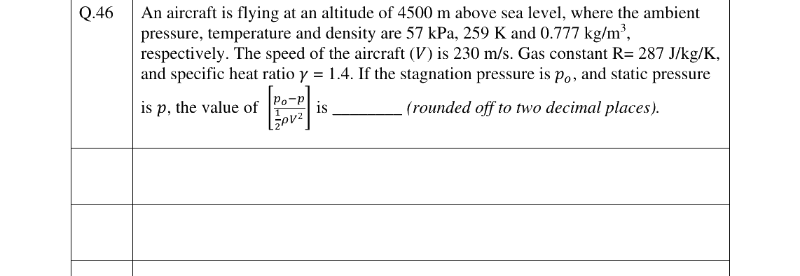 GATE 2025 AE question 46