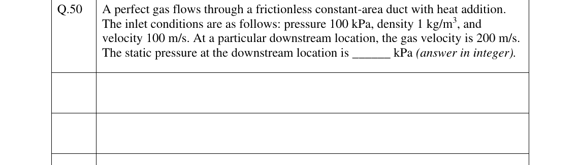 GATE 2025 AE question 50