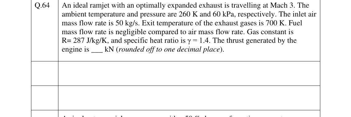 GATE 2025 AE question 64