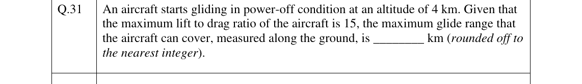 GATE 2026 AE question 31