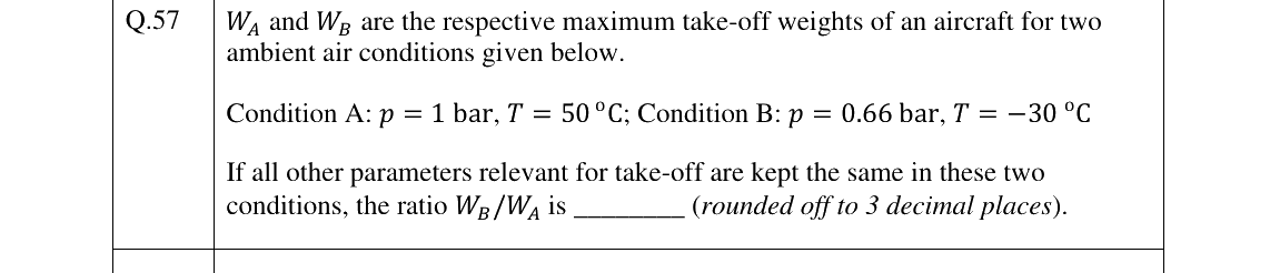 GATE 2026 AE question 57