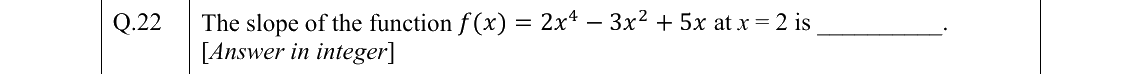 GATE 2022 AG question 22