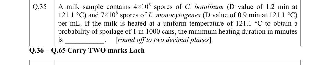 GATE 2022 AG question 35