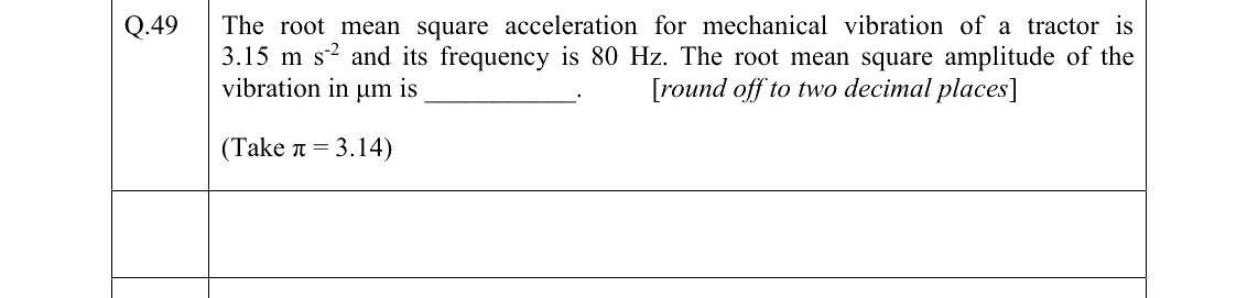 GATE 2022 AG question 49