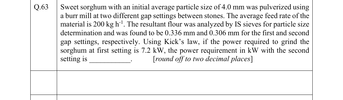 GATE 2022 AG question 63