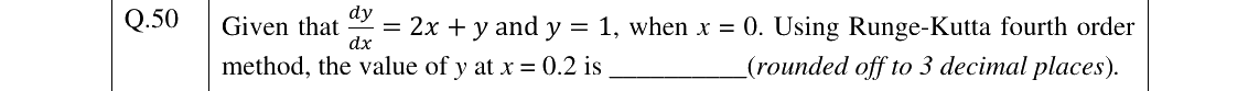 GATE 2023 AG question 50