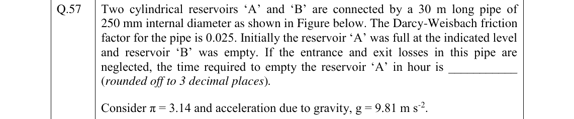 GATE 2023 AG question 57
