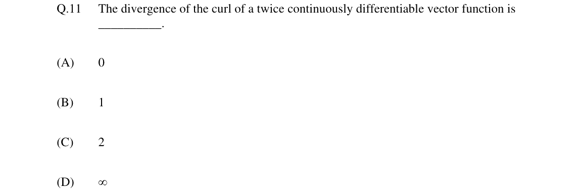 GATE 2024 AG question 11