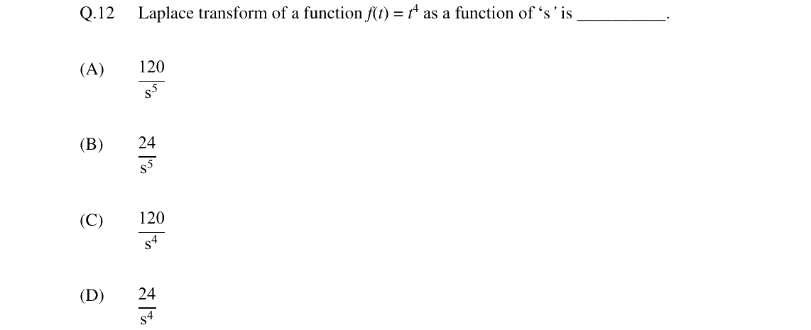 GATE 2024 AG question 12