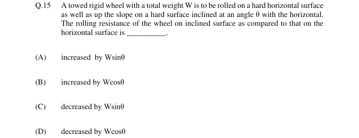 GATE 2024 AG question 15