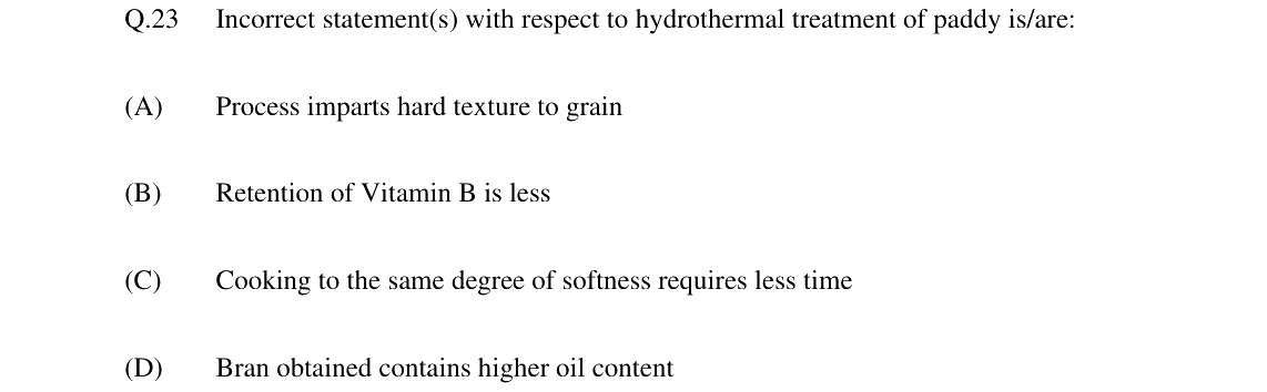 GATE 2024 AG question 23