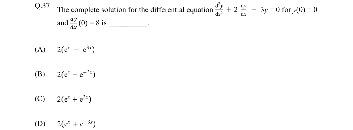 GATE 2024 AG question 37