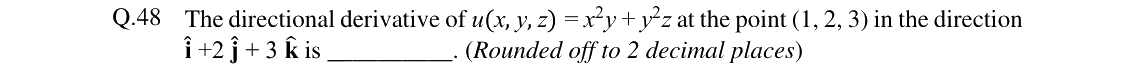 GATE 2024 AG question 48