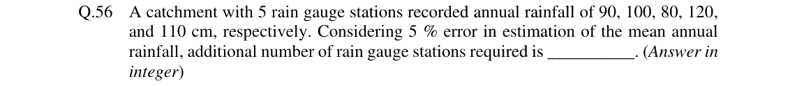 GATE 2024 AG question 56