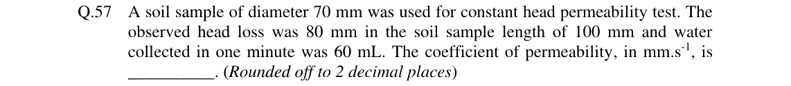 GATE 2024 AG question 57