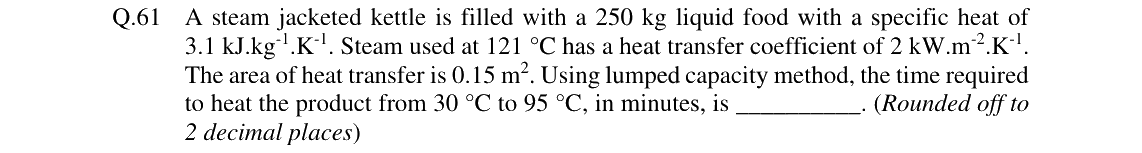 GATE 2024 AG question 61