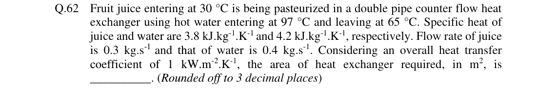 GATE 2024 AG question 62