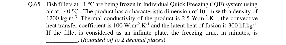 GATE 2024 AG question 65
