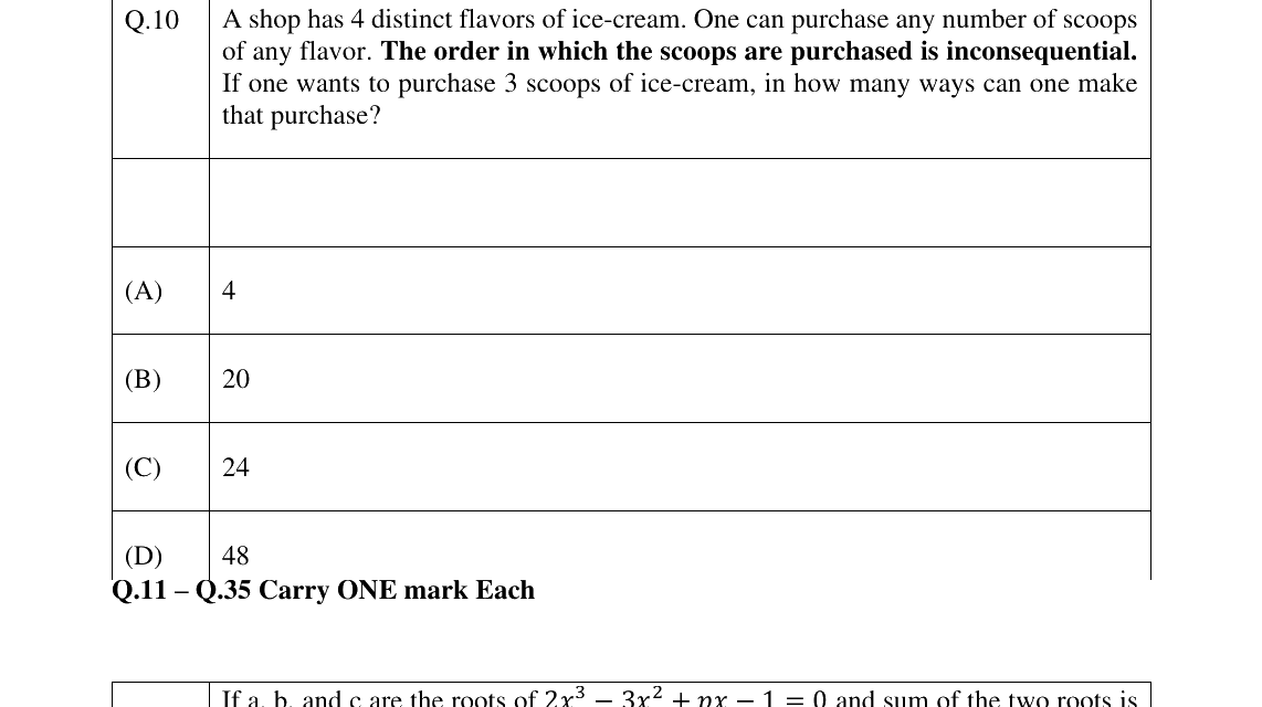 GATE 2025 AG question 10