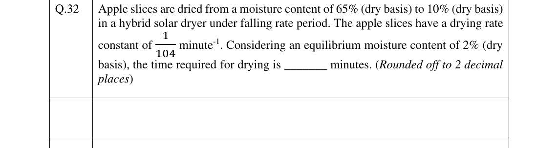GATE 2025 AG question 32