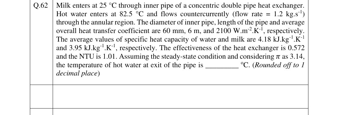 GATE 2025 AG question 62