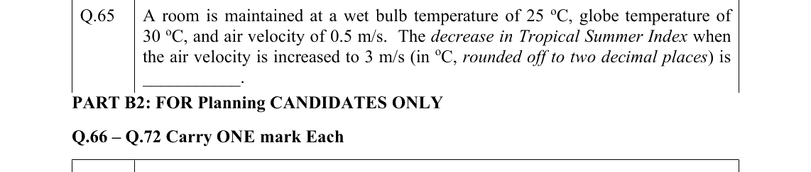 GATE 2022 AR question 65