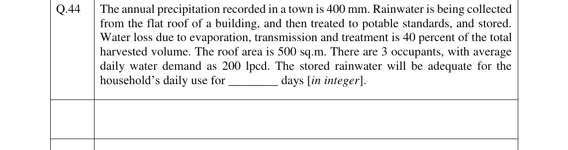 GATE 2023 AR question 44