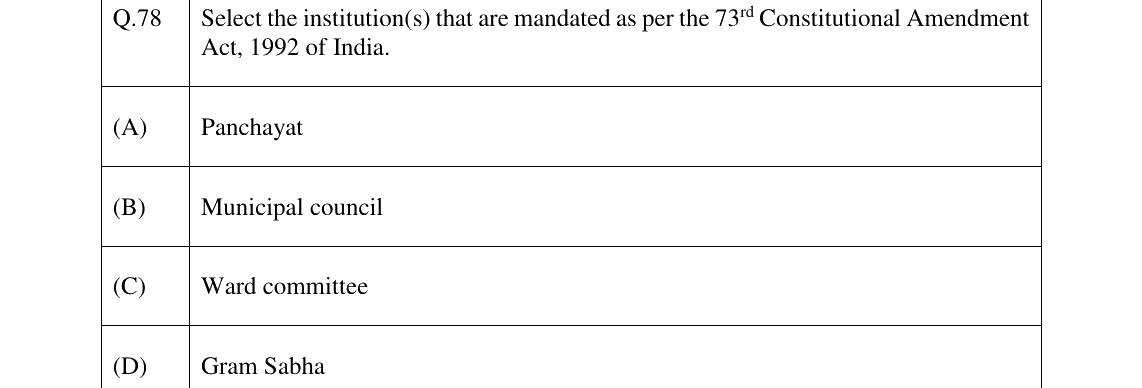 GATE 2023 AR question 78
