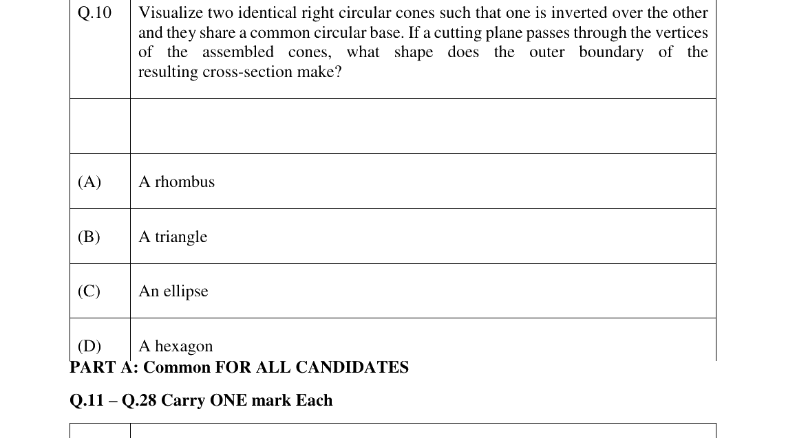 GATE 2024 AR question 10