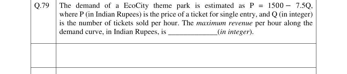 GATE 2024 AR question 79