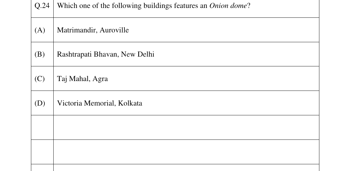GATE 2025 AR question 24