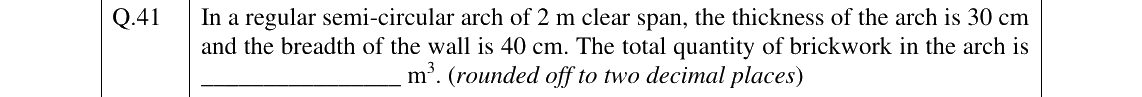 GATE 2025 AR question 41