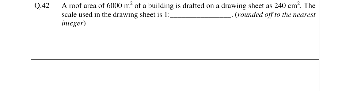 GATE 2025 AR question 42