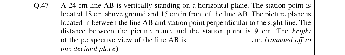 GATE 2025 AR question 47