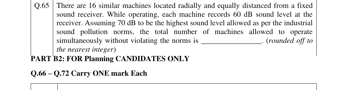 GATE 2025 AR question 65