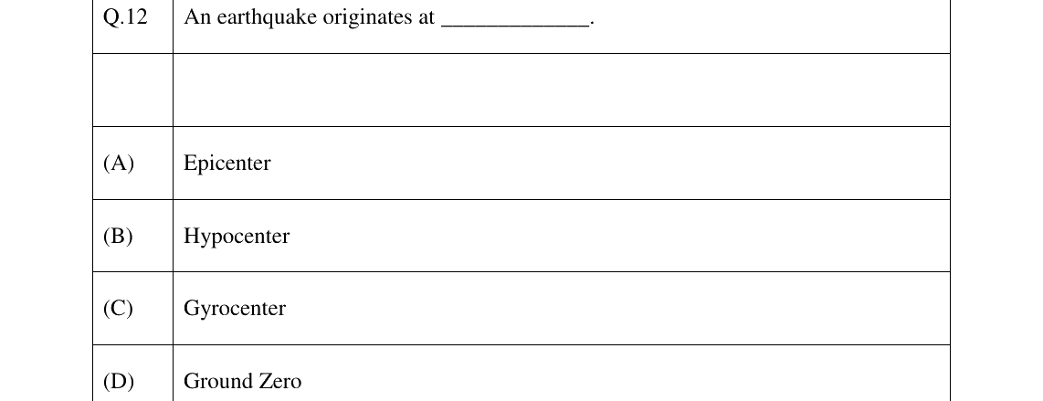GATE 2026 AR question 12