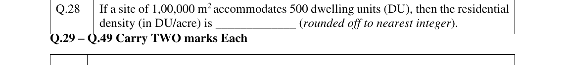 GATE 2026 AR question 28