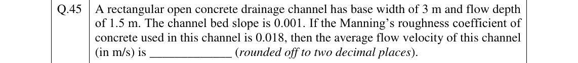 GATE 2026 AR question 45