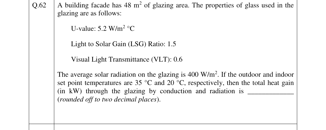 GATE 2026 AR question 62