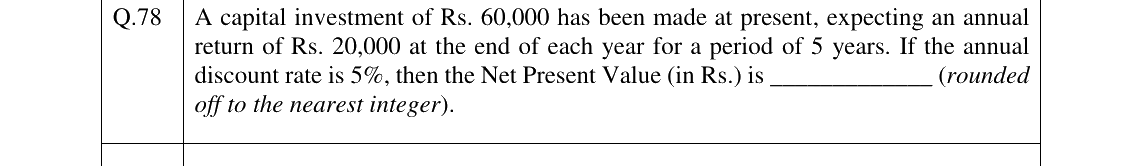GATE 2026 AR question 78