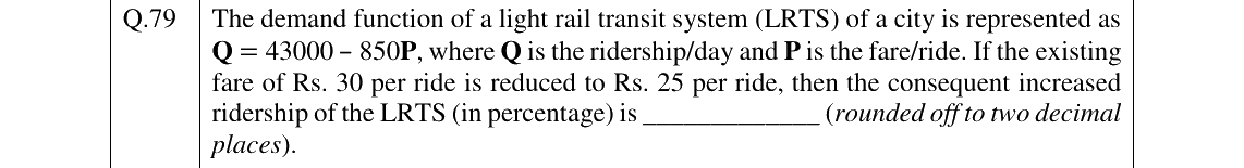 GATE 2026 AR question 79