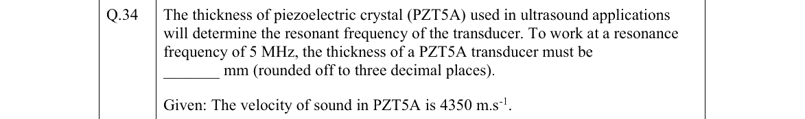 GATE 2022 BM question 34
