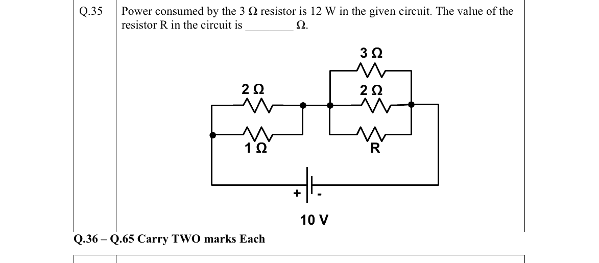 GATE 2022 BM question 35