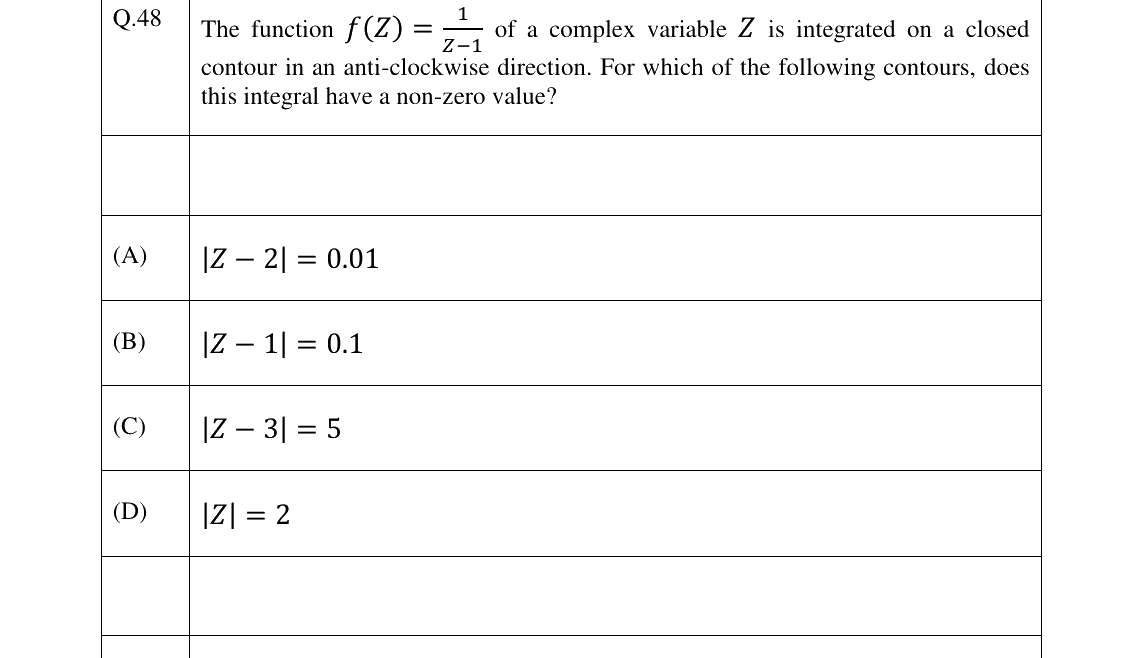 GATE 2023 BM question 48